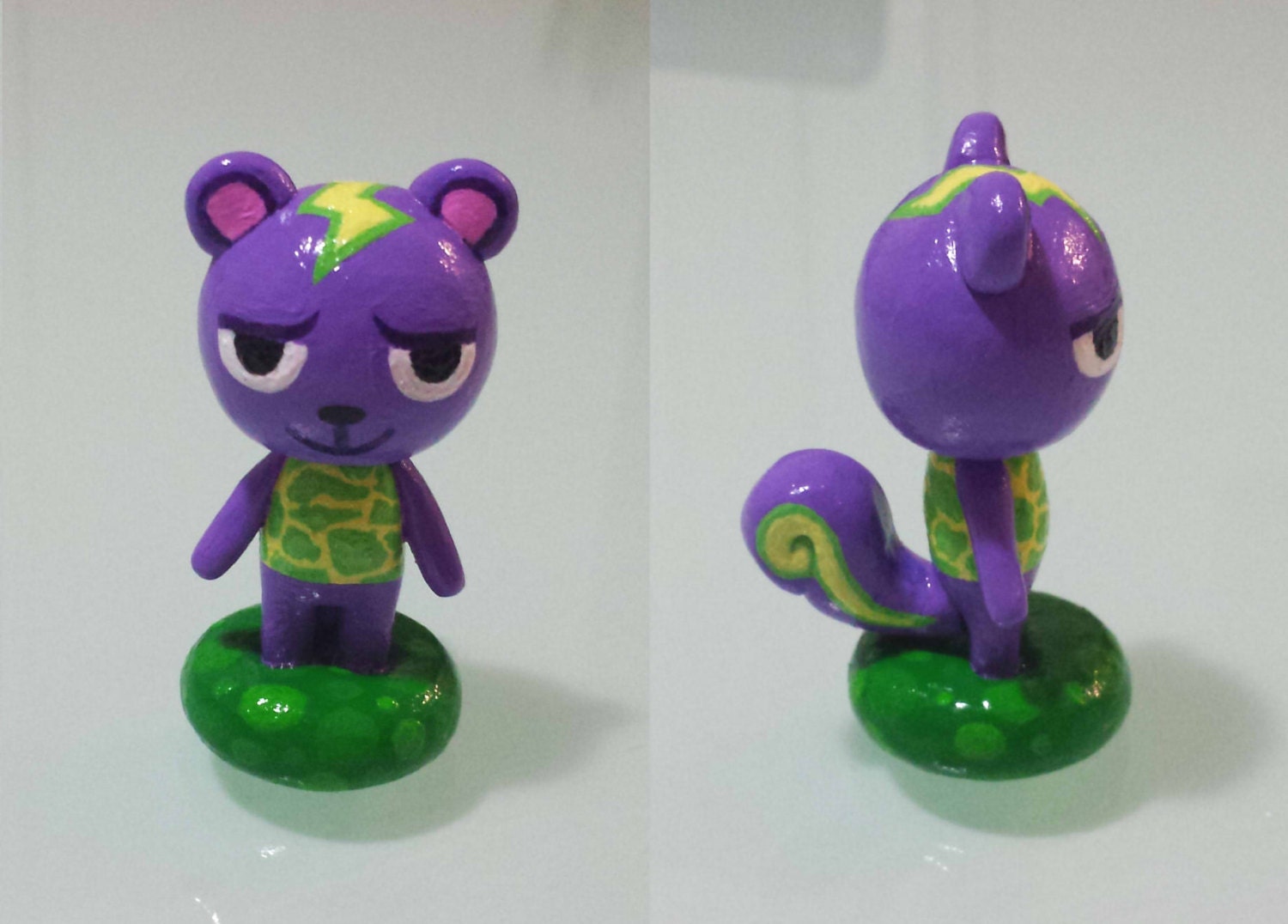 clay animal crossing figures