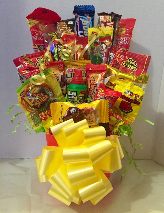 Mexican Candy Basket by BasketsbyDesign4all on Etsy