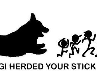 Corgi Decal