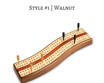 Wavy Cribbage Board