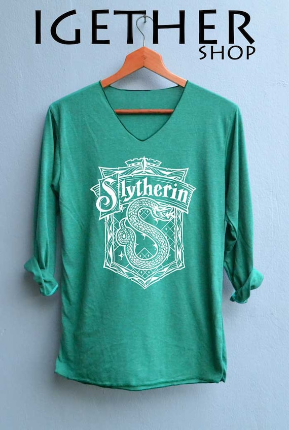 green slytherin shirt