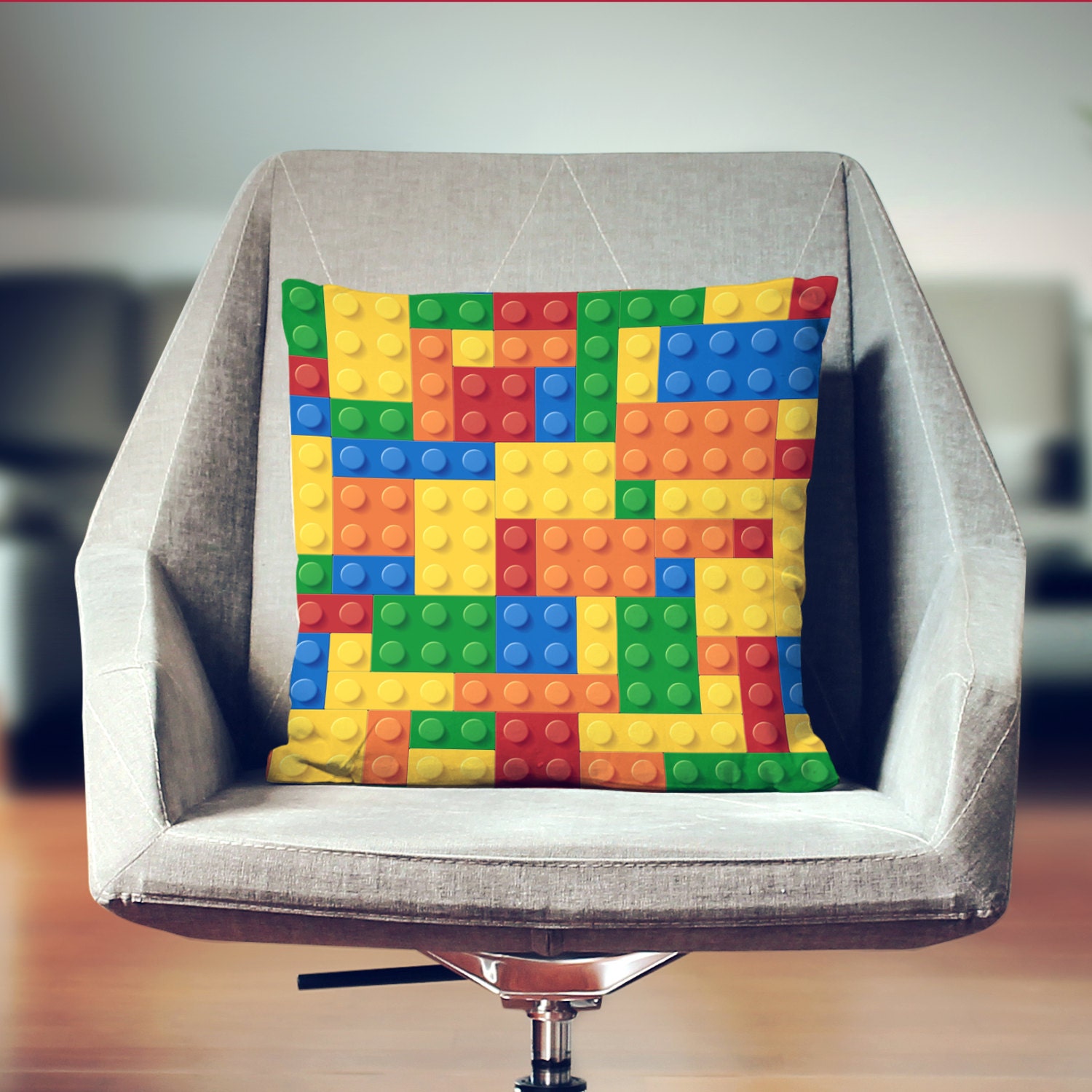 Lego Gift Lego Pillow Cool Teen Gifts Cool by wfrancisdesign