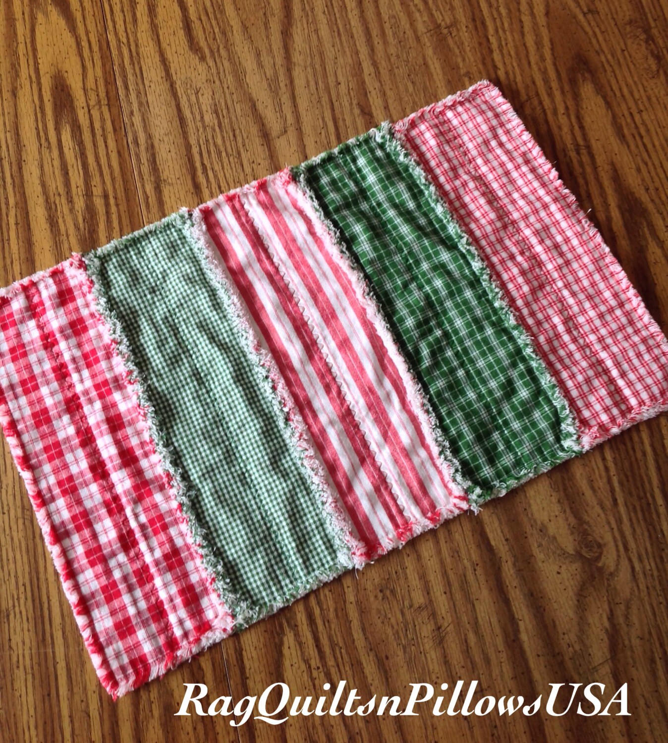 Sale Christmas Placemats Set 4 Homemade Quilted Placemats