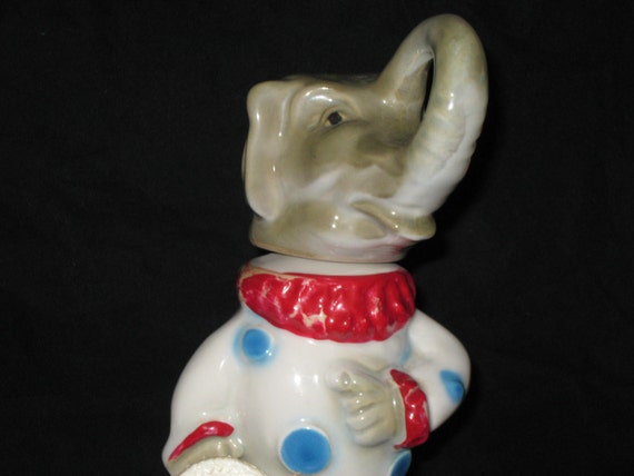 EMPTY Jim Beam Republican Elephant Decanter/1968