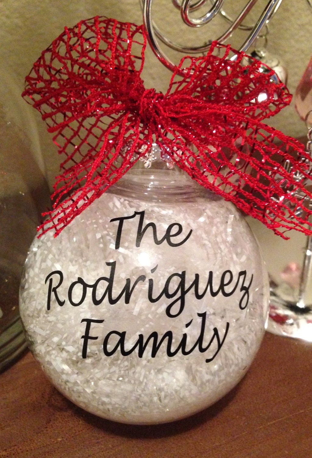 christmas ornament family name last name by christmas ornament family name last name by