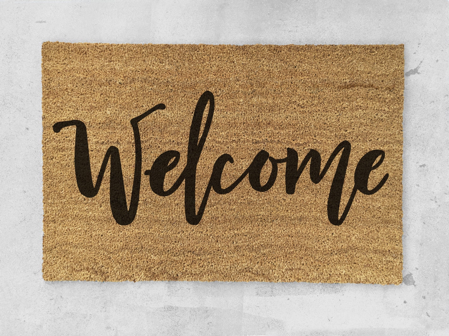 Doormat Hand Painted Door Mat