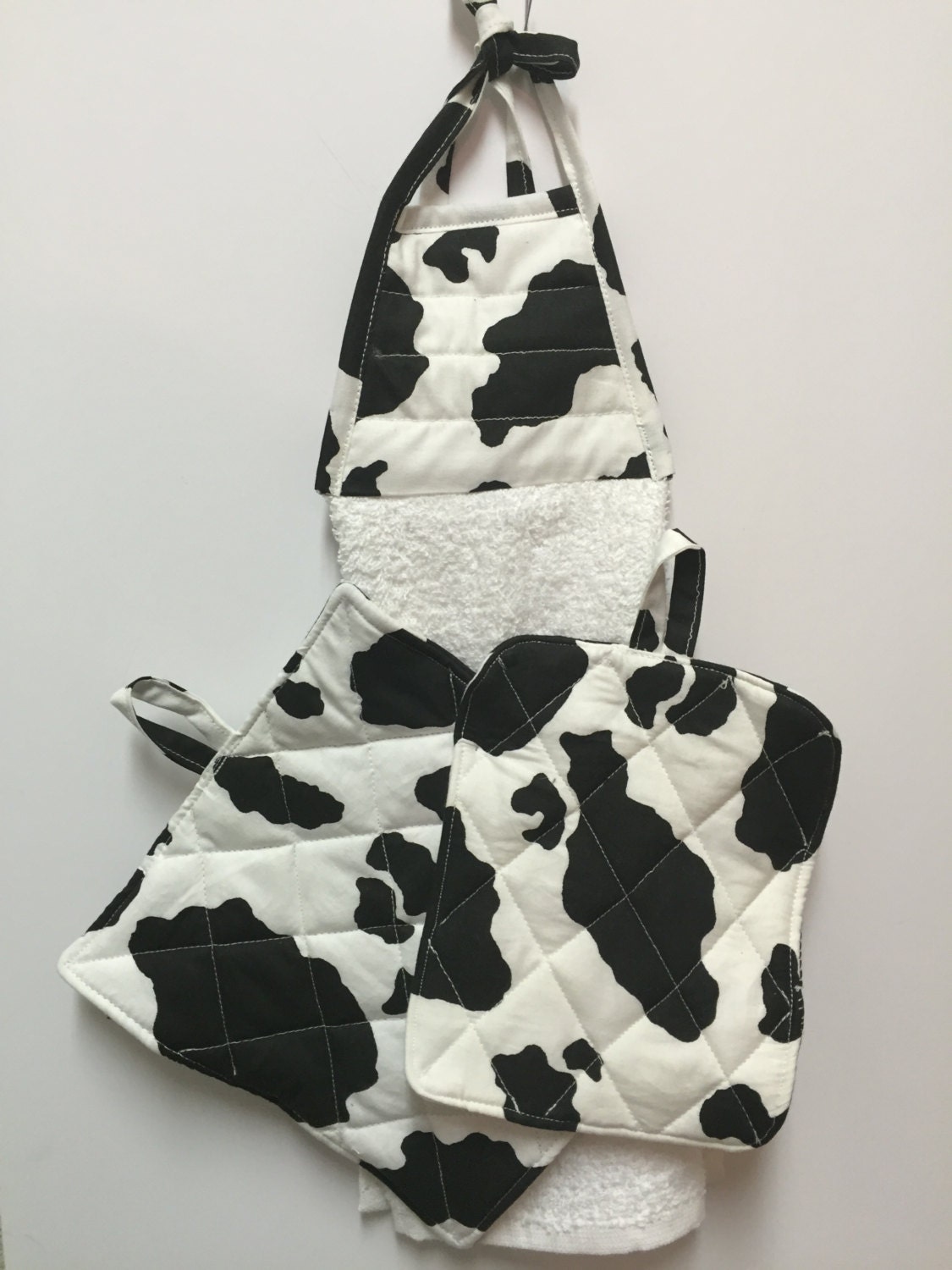 Cow Pot Holders Towel SetCow TowelCow DecorKitchen
