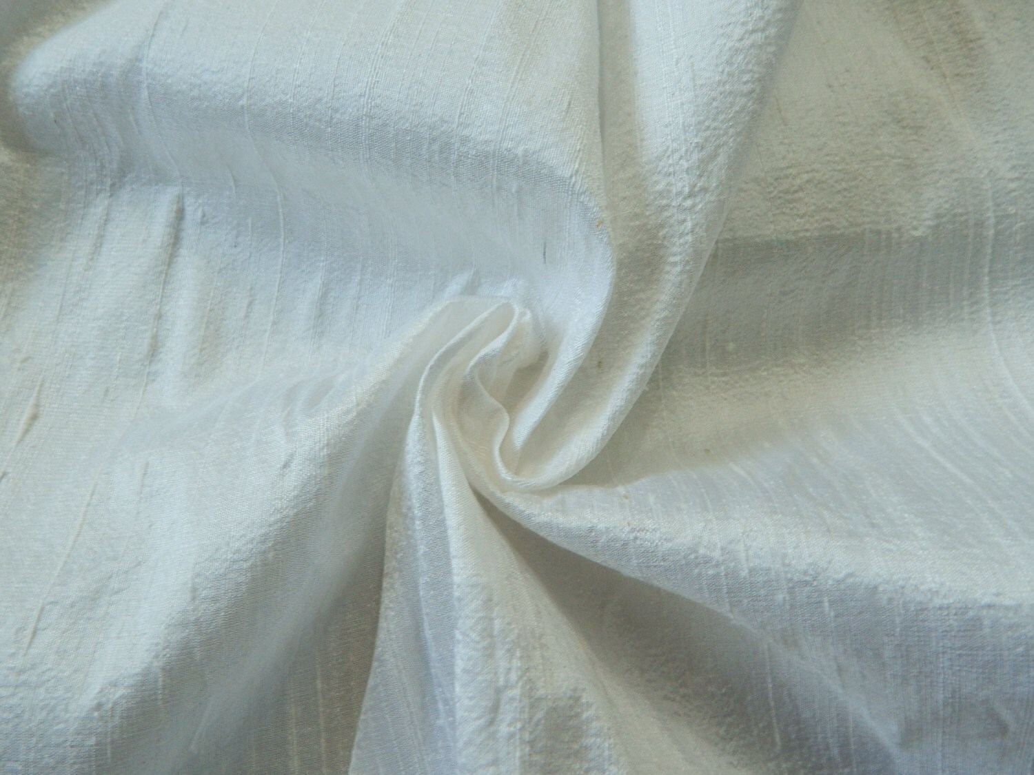 White Silk Fabric Pure Dupioni Silk Fabric Silk Fabric