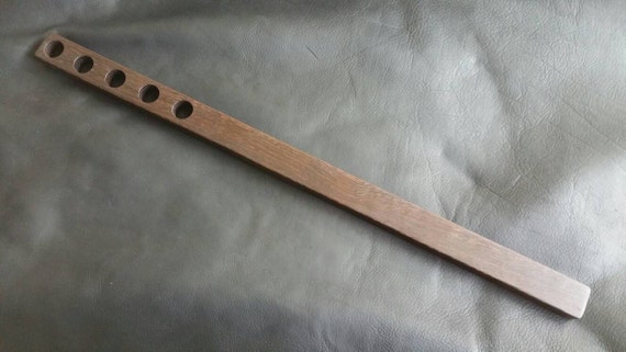 30in Wenge Ruler Style Beater Bdsm Spanking Paddle With Holes