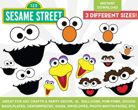 Sesame Street Cutouts Printable | Images and Photos finder