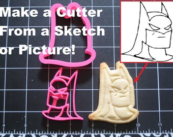 Custom Cookie Cutter Dishwasher Safe Stamp Set Design Customized Personalized Personal Customizable Portrait