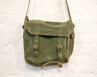 Vintage Military Style Messenger Bag