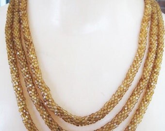 Vintage Flapper Beaded Necklace