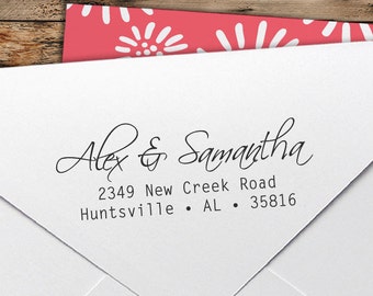 Personalized Return Address Stamp - Custom Rubber Stamp - Custom Return Address Stamp - Custom Stamp - Personalized Address Stamp - RA043