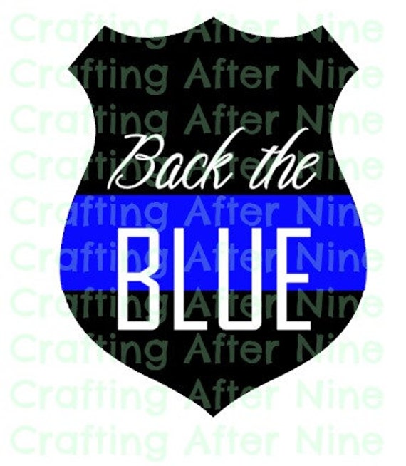 Download Back the Blue Badge bluelivesmatter 3 Svg Bundle Police