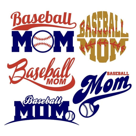 Download Baseball Mom Cuttable Design SVG DXF EPS use with Silhouette