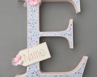 baby girl wooden letters,name tag,free standing,wall decoration,nursery decor,customised,any name done,baby names,baby shower,wooden letter