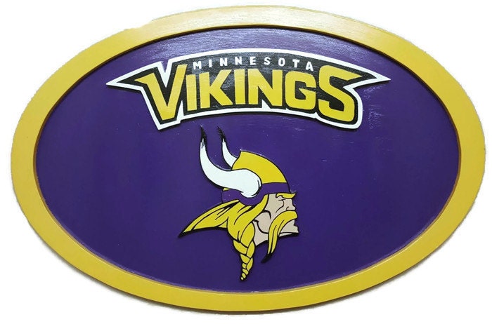 Minnesota Vikings Wall Art Sign NHL NfL NBA MLB Personal