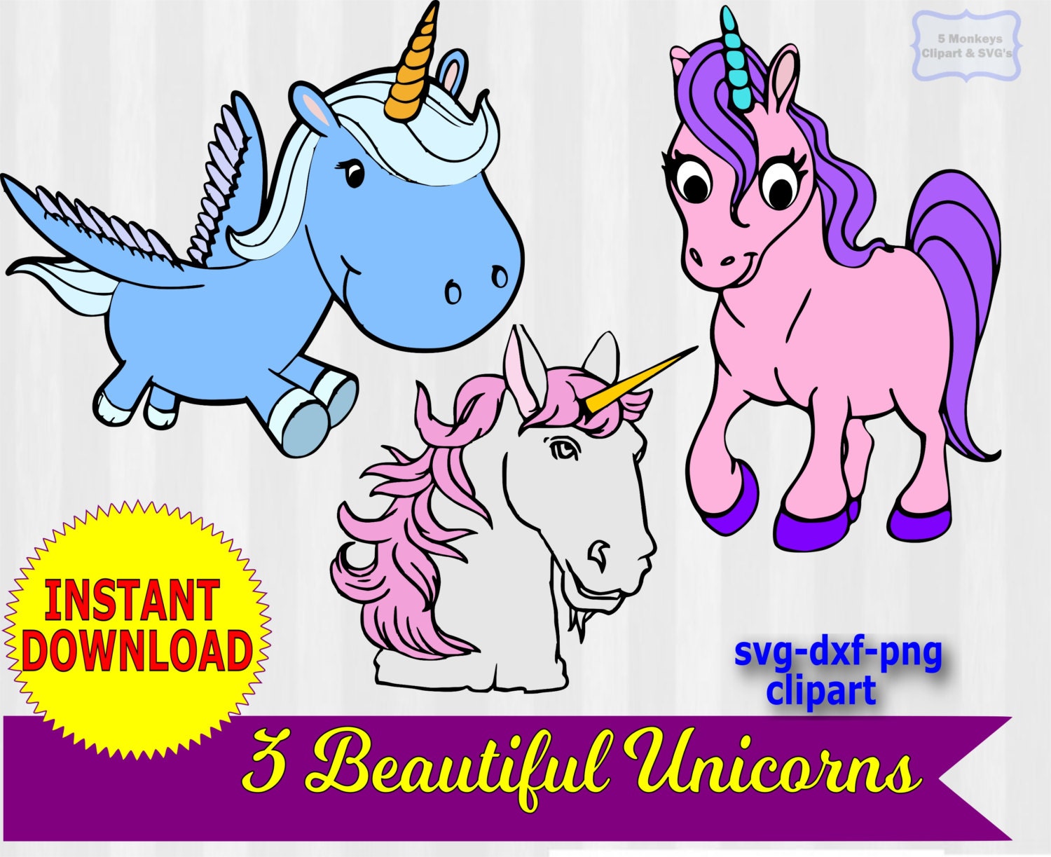 Download Unicorn SVG Unicorn clipart Unicorn svg files dxf by ...