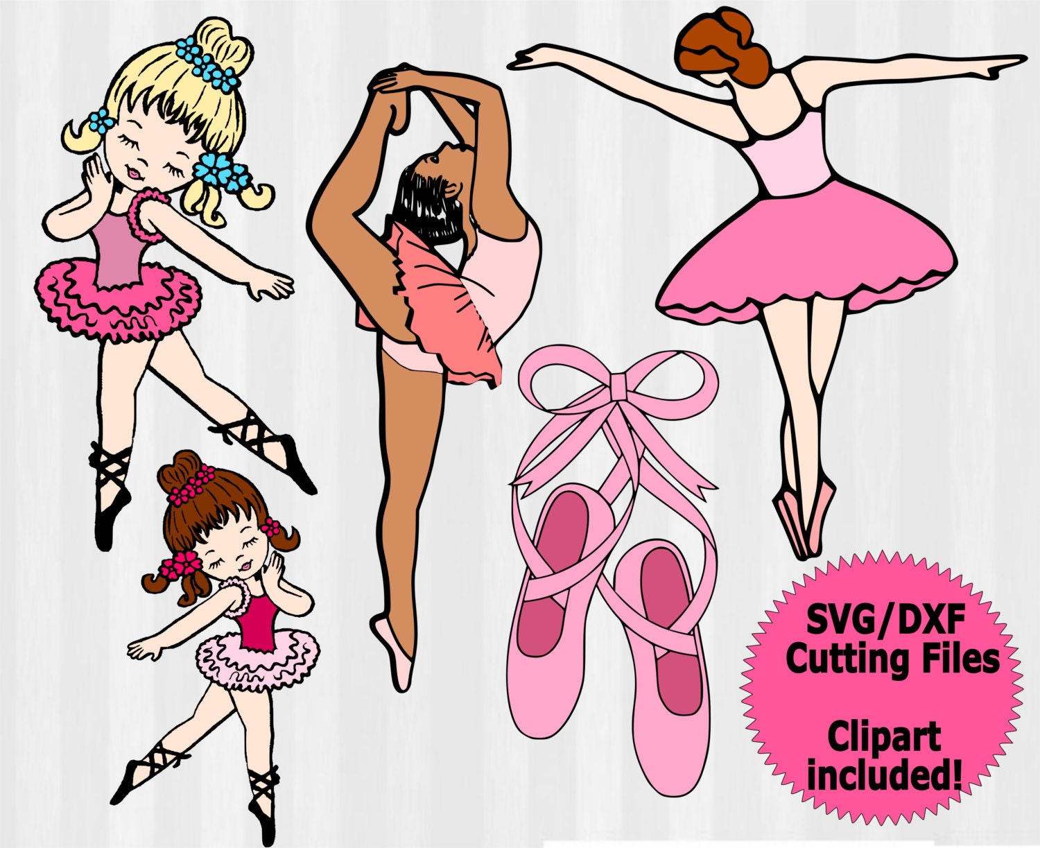 Download Layered Ballet SVG Ballet Clip Art ballet SVG by ...