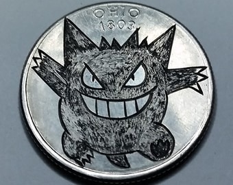 Gengar - Ohio State Quarter - Pokemon
