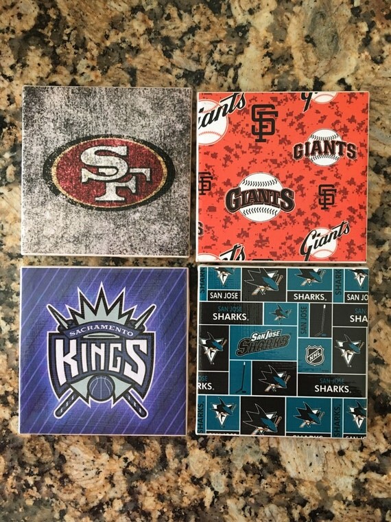 Sports Team Coasters by MATUA on Etsy