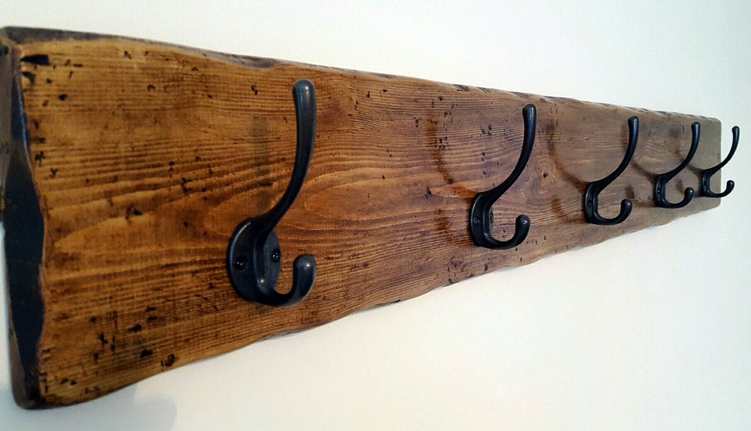 Coat rack Rustic Coat rack Wooden Coat rack Wall Coat