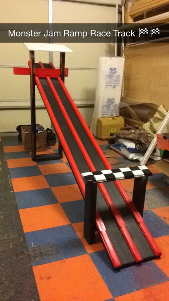 Race Car Ramp Monster Truck Hot Wheels Launcher by Talkwood2me