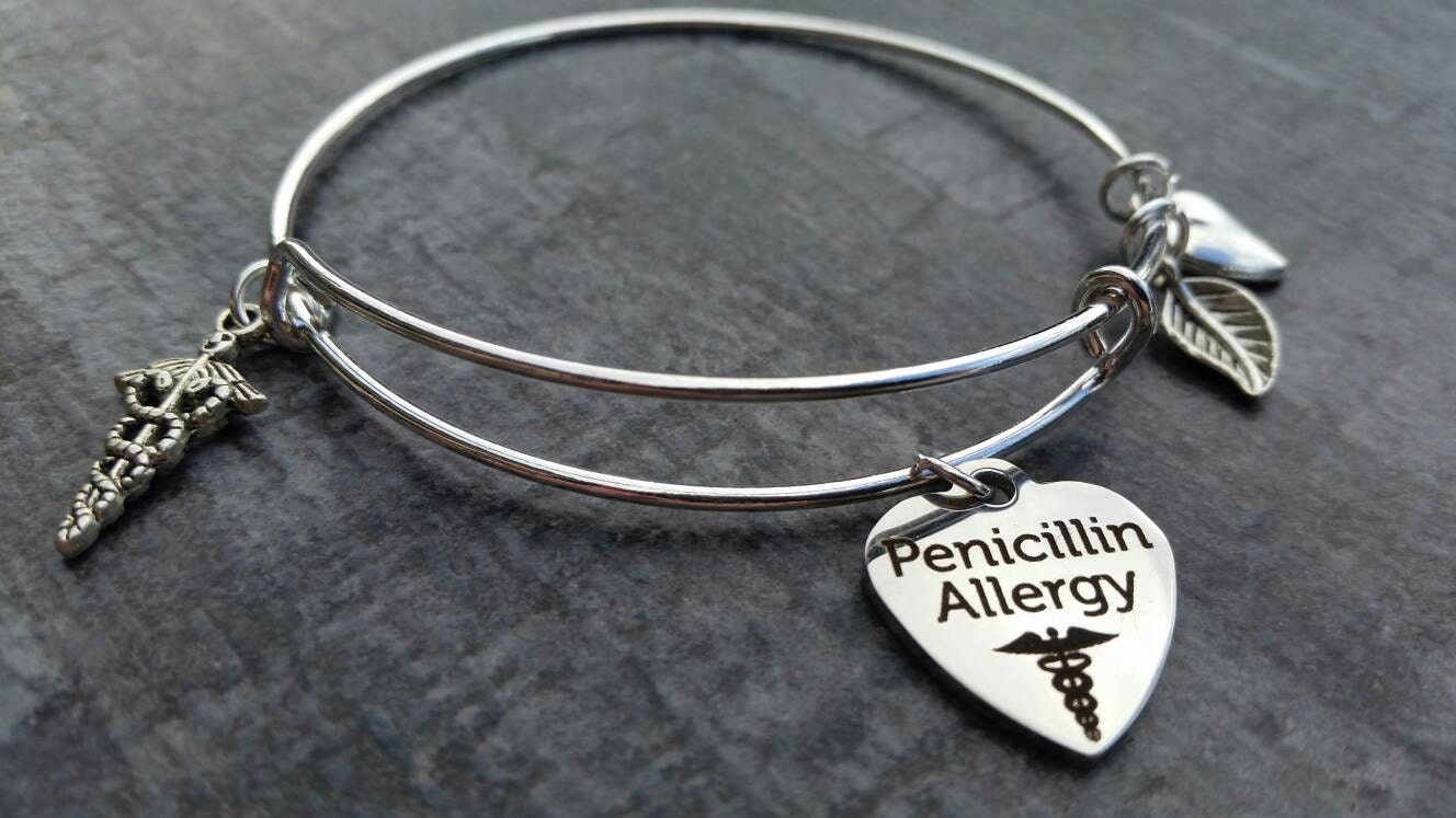 penicillin allergy medical alert bracelet kids medical id