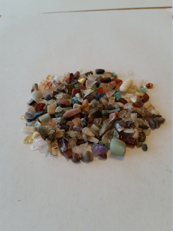 Undrilled Gemstones Chips Multi Colored 50 by GailsGiftHut