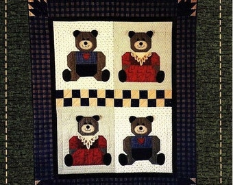 bear quilt pattern – Etsy