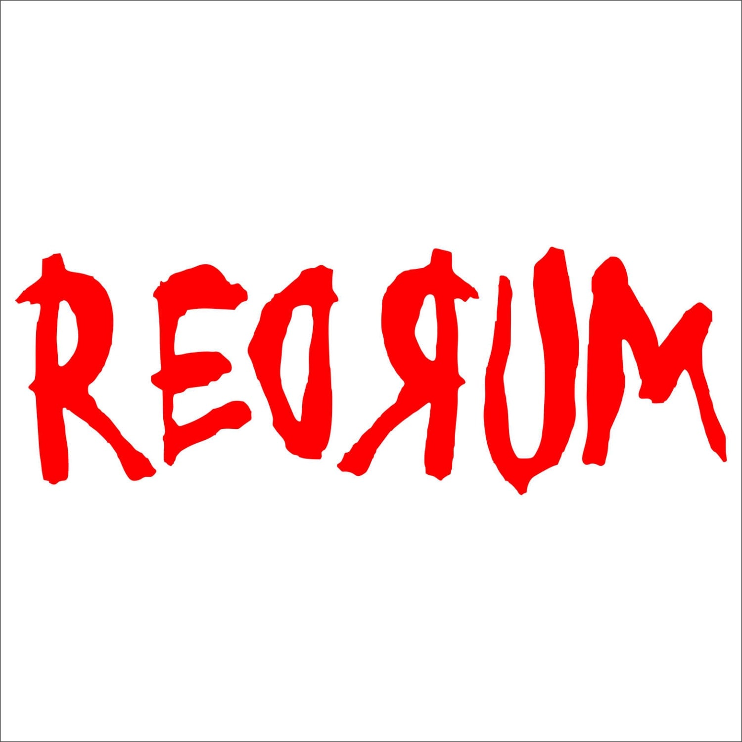 REDRUM Custom Vinyl Decals / Stickers 2 Pack