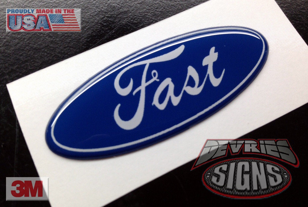 DOMED Ford FAST Taurus sho emblem overlays 3M™ Taurus SHO