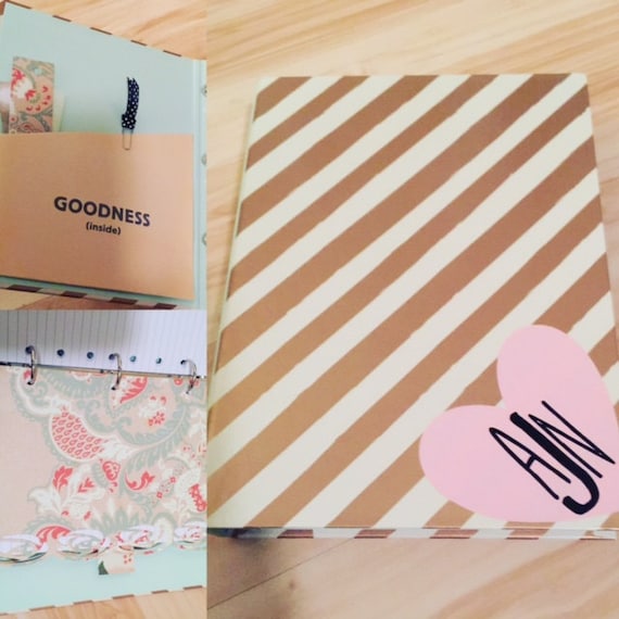 Personalized Mini 3Ring Binder Journal