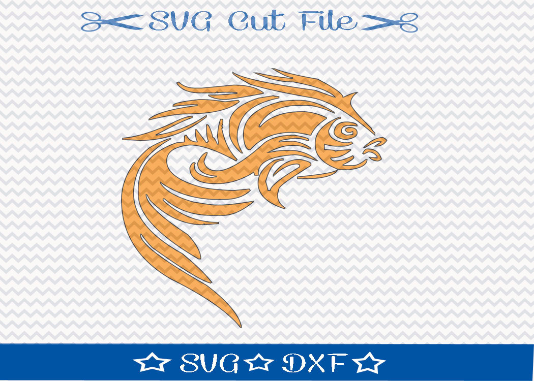 Download Koi Fish SVG File / SVG Cutting File for Silhouette / Japanese