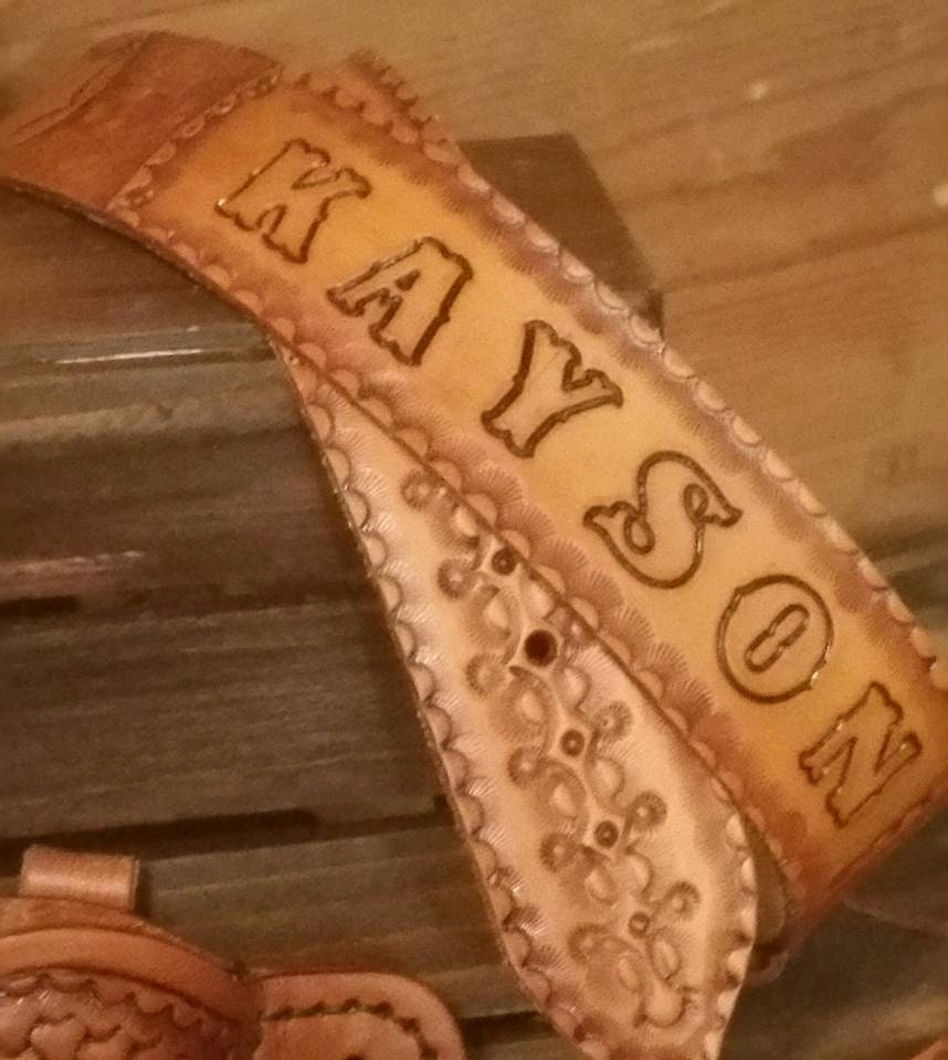 Custom Leather Belt for Kids Personalized Kids Belt Kids