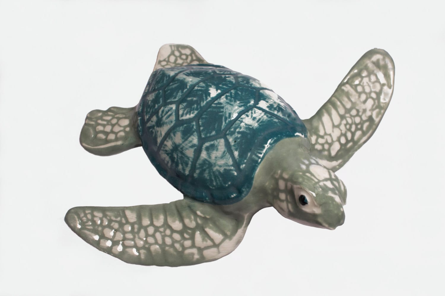 Ceramic Sea Turtle Figurine