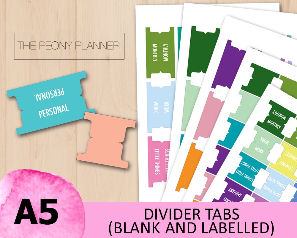 Dividers Tabs Labels Ideas Divider Tabs Labels Labels Printables My