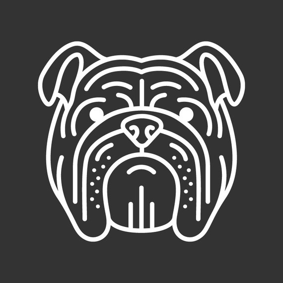 English Bulldog Decal GD127