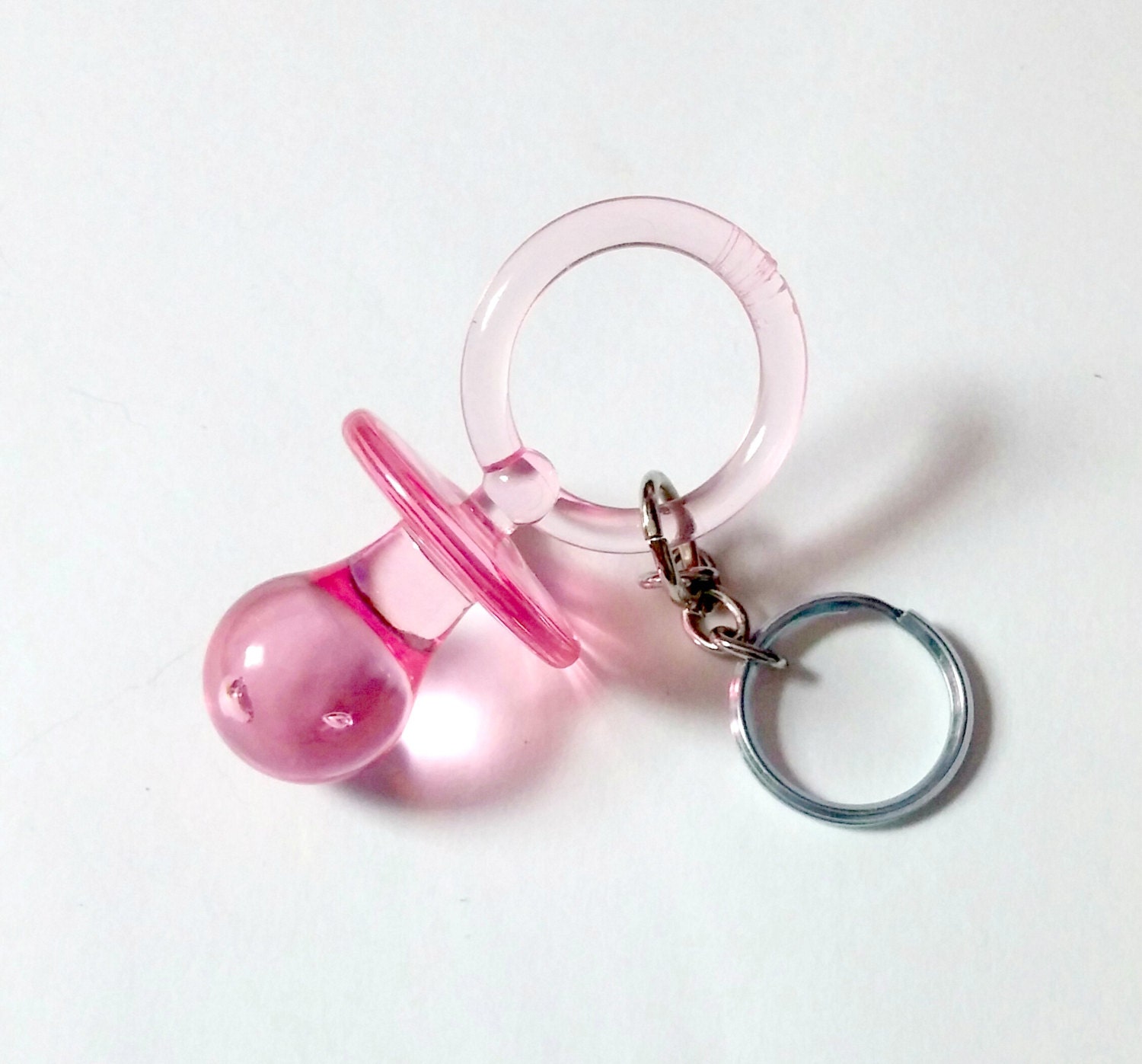 Pacifier Keychain by AestheticButts on Etsy