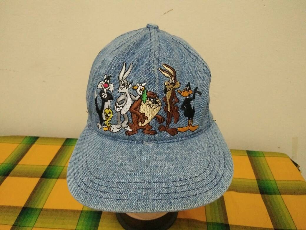 Rare Vintage WARNER BROS Cartoons Cap Hat Free size fit all