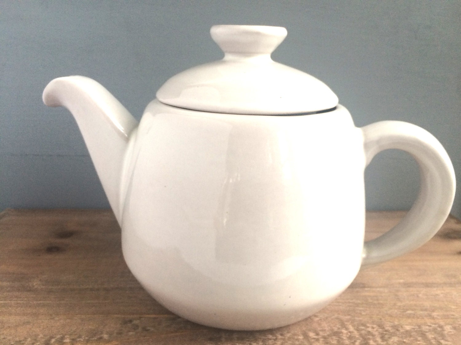White Teapot Frankoma Pottery Frankoma Teapot White Sand