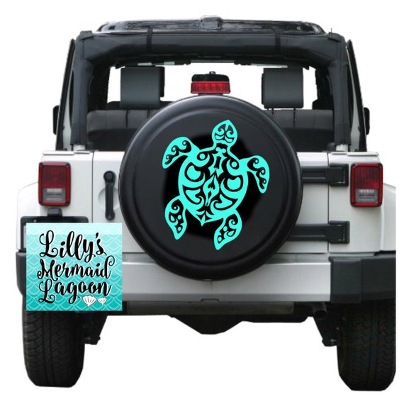 Sea Turtle tire cover Turtle jeep tire cover sea turtle