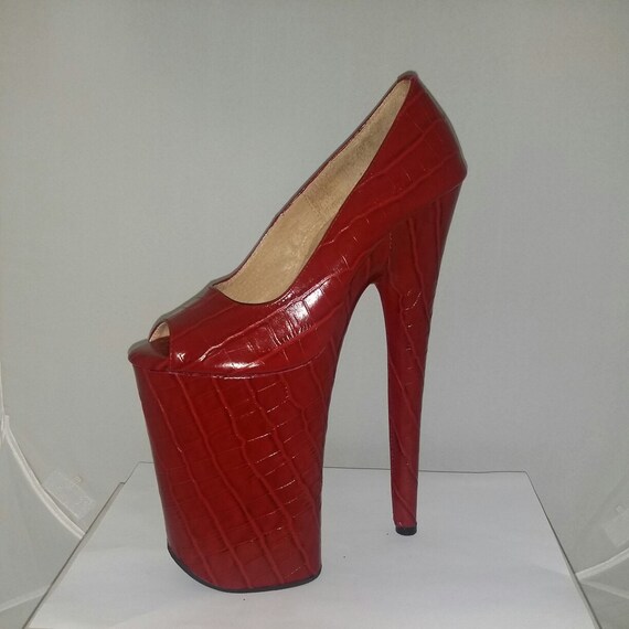 leather stripper shoes