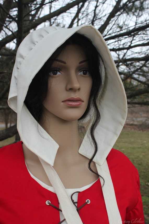 Medieval Peasant Renaissance Hat Women's Cotton