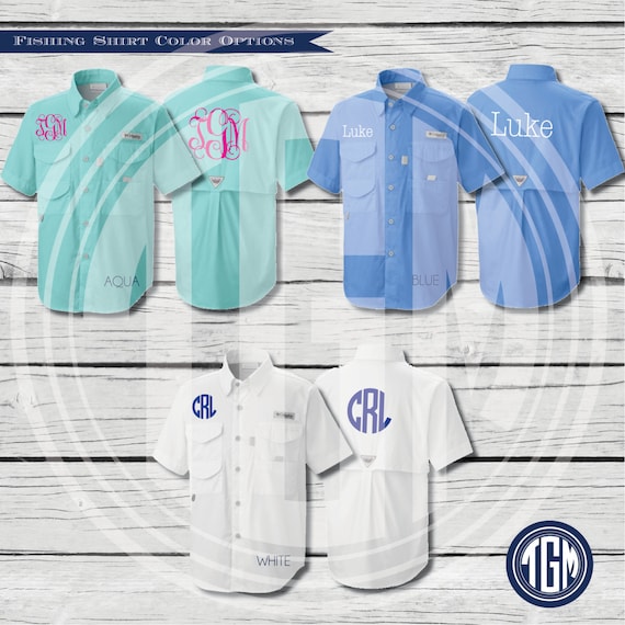 Monogram Toddler Fishing Shirt. Columbia by