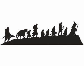 Lord of the Rings - Fellowship - Decal