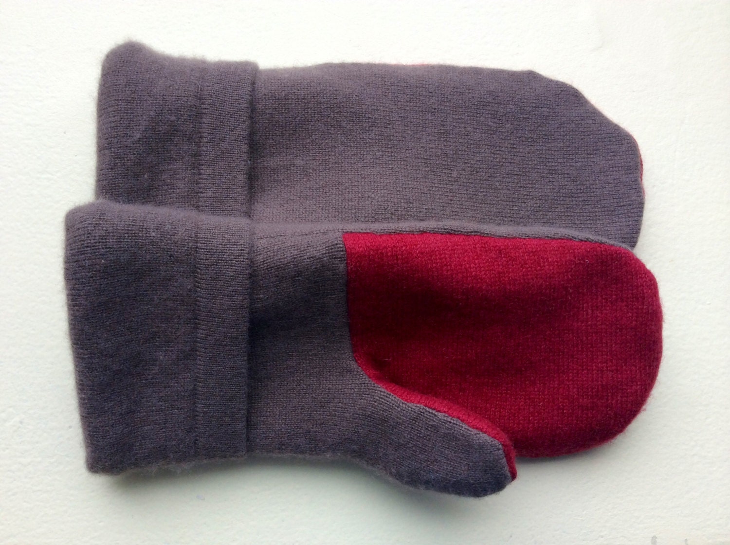 Fleece Lined Wool Mittens