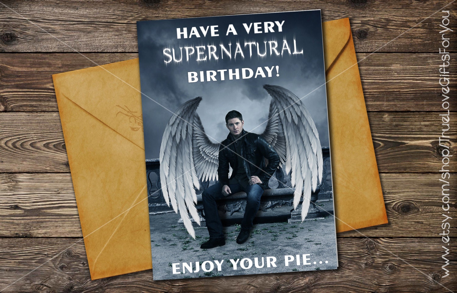 Dean Winchester Birthday Card / SUPERNATURAL // Printable