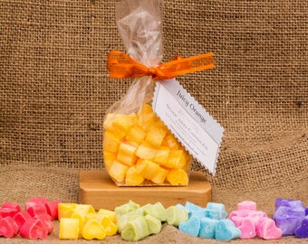 52 Scented Handmade Mini Soy Wax Melts - 12 fragrances to choose from